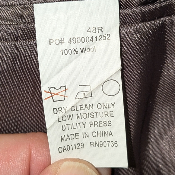 Calvin Klein Charcoal Men's Suit - Picture 4 of 10